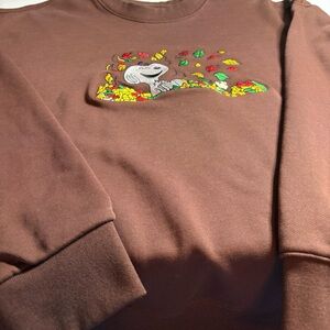 Snoopy Embroidered Sweatshirt